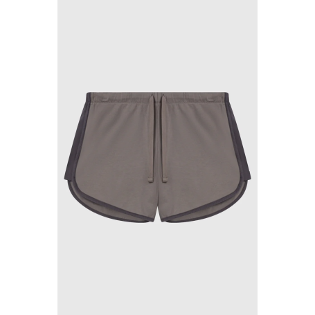 Pantaloncini donna Champion in cotone – Slim Fit con profili a contrasto, vita elasticizzata