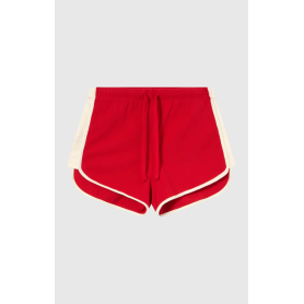 Pantaloncini donna Champion in cotone – Slim Fit con profili a contrasto, vita elasticizzata