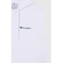 Canotta con cappuccio uomo Champion Icons – Jersey di cotone leggero, senza maniche Bianco