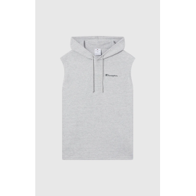Canotta con cappuccio uomo Champion Icons – Jersey di cotone leggero, senza maniche Grigio