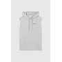 Canotta con cappuccio uomo Champion Icons – Jersey di cotone leggero, senza maniche Grigio