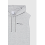Canotta con cappuccio uomo Champion Icons – Jersey di cotone leggero, senza maniche Grigio