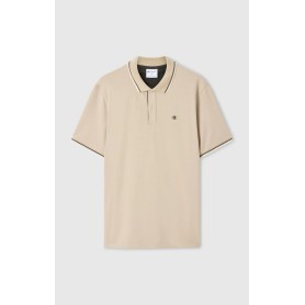 Polo uomo Champion Polo Gallery in cotone piqué – Standard Fit, leggera e traspirante Beige