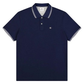 Polo uomo Champion Polo Gallery in cotone piqué – Standard Fit, leggera e traspirante Blu