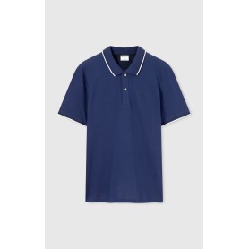 Polo uomo Champion Polo Gallery in cotone piqué – Standard Fit, leggera e traspirante Blu BS561
