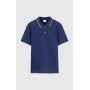 Polo uomo Champion Polo Gallery in cotone piqué – Standard Fit, leggera e traspirante Blu BS561