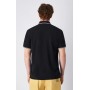 Polo uomo Champion Polo Gallery in cotone piqué – Standard Fit, leggera e traspirante Nero