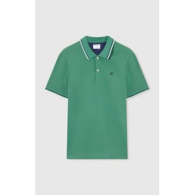 Polo uomo Champion Polo Gallery in cotone piqué – Standard Fit, leggera e traspirante Verde
