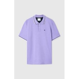 Polo uomo Champion Polo Gallery in cotone piqué – Standard Fit, leggera e traspirante Viola