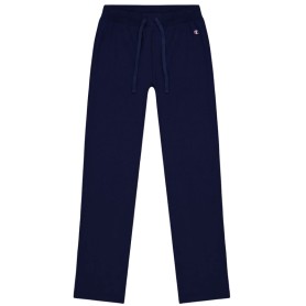 Pantaloni Champion Authentic Straight Hem Regular Fit in Jersey di Cotone Blu