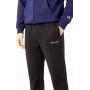 Pantaloni Uomo Champion Icons in Jersey di Cotone Standard Fit Nero