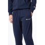 Pantaloni Uomo Champion Icons in Jersey di Cotone Standard Fit Blu