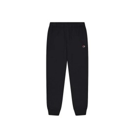 Pantaloni Uomo Champion Slim Fit Icons in Cotone Pro Jersey Melange – Leggeri e Traspiranti Nero