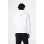 Champion Felpa Uomo con Cappuccio e Zip Icons Regular Fit in Cotone e Poliestere 310 g con Tasche e Logo Ricamato Bianco