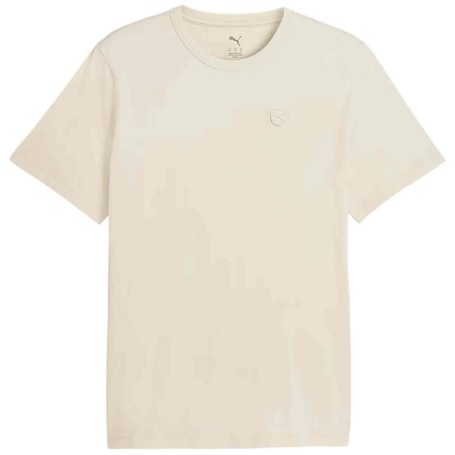 Puma T-Shirt Uomo Essentials Elevated in Cotone – Maglietta Girocollo Regular Fit Casual Manica Corta Alpine Snow