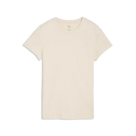 Puma T-Shirt Uomo Essentials Elevated in Cotone Riciclato – Maglietta Girocollo Regular Fit Manica Corta Alpine Snow