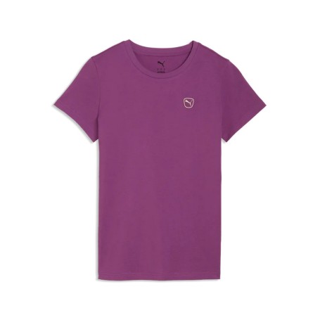 Puma T-Shirt Uomo Essentials Elevated in Cotone Riciclato – Maglietta Girocollo Regular Fit Manica Corta Plum Wine