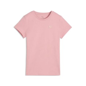 Puma T-Shirt Uomo Essentials Elevated in Cotone Riciclato – Maglietta Girocollo Regular Fit Manica Corta Rosy Outlook