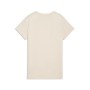 Puma T-Shirt Donna ESS Script in Cotone Beige – Maglietta Girocollo Regular Fit Casual Manica Corta Alpine Snow