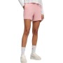 PUMA Ess Small No. 1 Logo 5'' Pantaloncini a Vita Alta TR Rosa