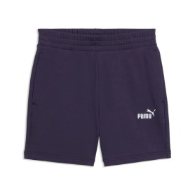 PUMA Ess Small No. 1 Logo 5'' Pantaloncini a Vita Alta TR Deep Plum