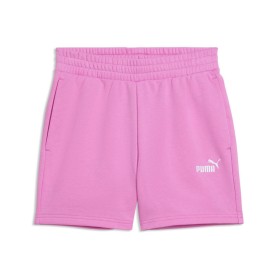 PUMA Ess Small No. 1 Logo 5'' Pantaloncini a Vita Alta TR Malva Pop