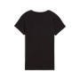 Puma T-Shirt Donna ESS Small Logo Nera in Cotone Manica Corta Relaxed Fit Casual Nero