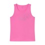 Puma Canotta Donna Lavanda in Cotone – Tank Top Sportivo Casual con Logo Lucido Fuxia