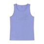 Puma Canotta Donna Lavanda in Cotone – Tank Top Sportivo Casual con Logo Lucido Viola