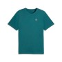Puma T-Shirt Uomo Essentials Elevated in Cotone – Maglietta Girocollo Regular Fit Casual Manica Corta Emerald Ice