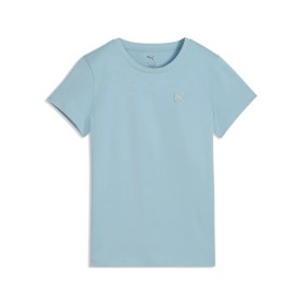 Puma T-Shirt Uomo Essentials Elevated in Cotone Riciclato – Maglietta Girocollo Regular Fit Manica Corta Seafoam