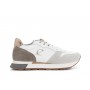SNEAKERS IN PELLE SCAMOSCIATA E TESSUTO