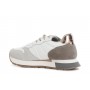 SNEAKERS IN PELLE SCAMOSCIATA E TESSUTO