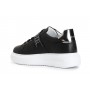 SNEAKERS IN PELLE CON NASTRO LOGATO