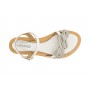 SANDALO GILDA IN NAPPA CON ACCESSORIO STRASS