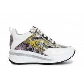 SNEAKER IN PELLE PATCHWORK