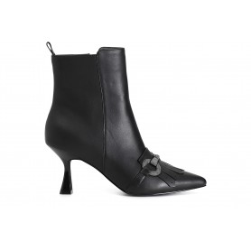 TRONCHETTO IN PELLE CON MORSETTO