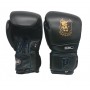 Pitbull Boxing Equipment Guanti in Vera Pelle Boxe Guanti OZ| Nero Guanti Kick Boxing-Muay Thai
